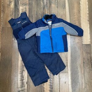 Weatherproof 2pc coat bibs SET boy 3T